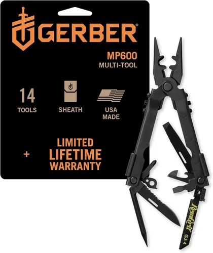 Miniatura 10 de Gerber Gear MP600 Multiherramienta Multi-Alicate – Fabricado en Estados Unidos – Pro Scout, 13 herramientas
