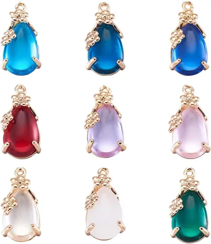 Miniatura 22 de FASHEWELRY 6 estilos de conectores motivacionales de palabras y mensajes, micro pavé de circonita cúbica rectangular con palabras inspiradoras