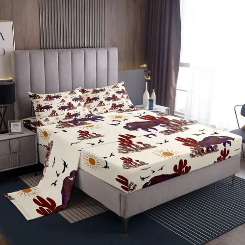 Miniatura 26 de Feelyou Juego de ropa de cama con alfabeto 3D, juego de sábanas coloridas del alfabeto inglés para niños y adultos, sábanas de dibujos animados