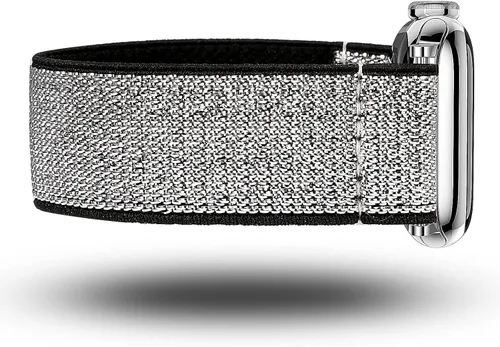 Miniatura 10 de TOYOUTHS Compatible with Apple Watch Band Elastic Scrunchies Women Stretchy Solo Loop 38/40/41/42/44/45/46/49mm Soft Nylon Strap Bracelet Wristband