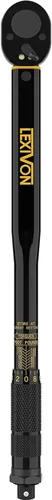 Miniatura 5 de LEXIVON - Llave dinamométrica de clic de 1/2 pulgada, 10~150 pies-libra/13.6~203.5 Nm (LX-183)