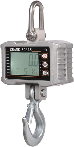 Miniatura 10 de iDili 2,204.6 lbs 2000LBS 1T Báscula digital de aluminio para grúa pesada Escala colgante compacta OCS-S1 Pantalla LED de tipo inteligente 1.1 lbs
