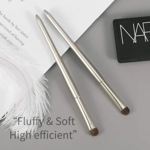 Miniatura 7 de Pincel para sombra de ojos de pelo de pony natural de ENZO KEN, pincel para sombra de ojos de mezcla media, pincel sombreador para sombra de ojos