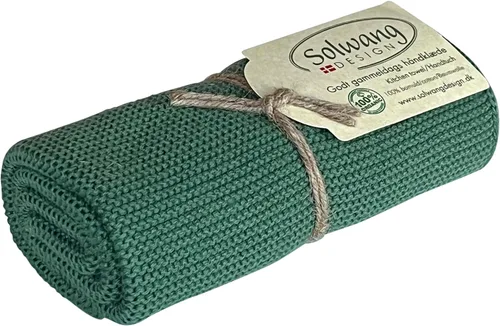 Miniatura 11 de Solwang Toallas de mano de cocina de algodón danés 100% algodón orgánico, hechas en la India (amarillo brillante orgánico)