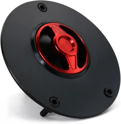 Miniatura 7 de Xitomer Tapa de Tanque de Gasolina de Motocicleta de 3 Agujeros Cubierta de Tapa de Combustible Aleación de Aluminio CNC, Compatible con ZX-6R 636