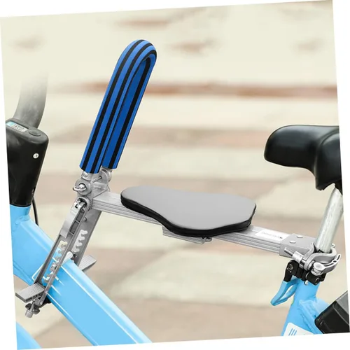 Miniatura 5 de UKCOCO 1 asiento de bicicleta al aire libre montado en la parte delantera para niños, diseño portátil ligero y seguro para viajes de padres