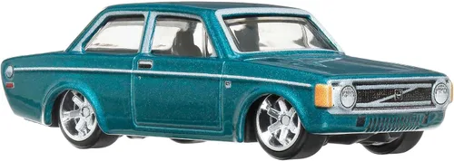 Miniatura 5 de Hot Wheels Vehículos de leyendas del circuito cultural del coche para niños de 3 años en adelante, 74 Volvo 142 GL, colección premium de vehículos a