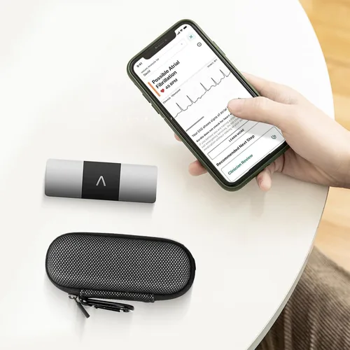 Miniatura 7 de Funda para monitor de electrocardiograma personal KardiaMobile de 1L 6L, estuche de transporte duro de viaje para AliveCor Kardia Heart Monitor