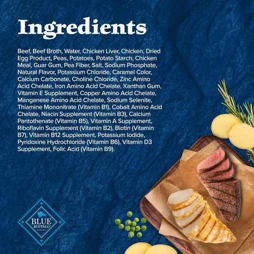Miniatura 5 de Blue Buffalo Wilderness Wolf Creek - Estofado de carne de res abundante en salsa con alto contenido de proteínas y sin granos, lata de 12.5 onzas, 3
