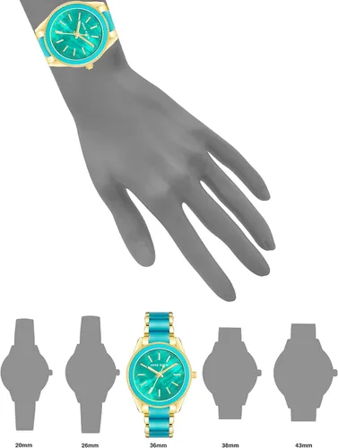 Miniatura 4 de Anne Klein - Reloj de pulsera de resina para mujer