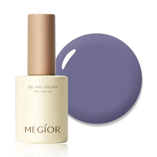 Miniatura 98 de MEGIOR Esmalte de uñas de gel blanco de 0.5 fl oz, color blanco antiguo, secado con luz UV, esmalte de gel francés, arte de uñas, salón de manicura