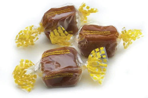 AvenueSweets - Caramelos suaves envueltos individualmente hechos a mano - Bolsa de 8 onzas - Vainilla