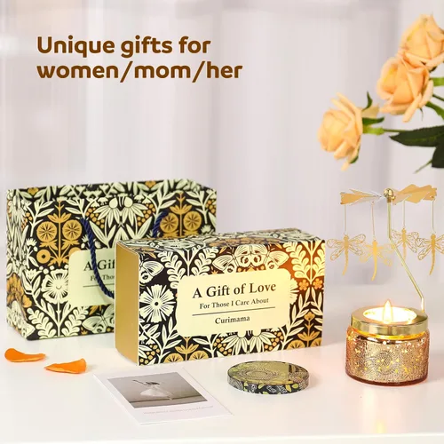 Miniatura 5 de Velas de libélula, regalos para mujeres, regalo divertido para ella, regalos de cumpleaños únicos para hermana con caja de regalo, vela perfumada