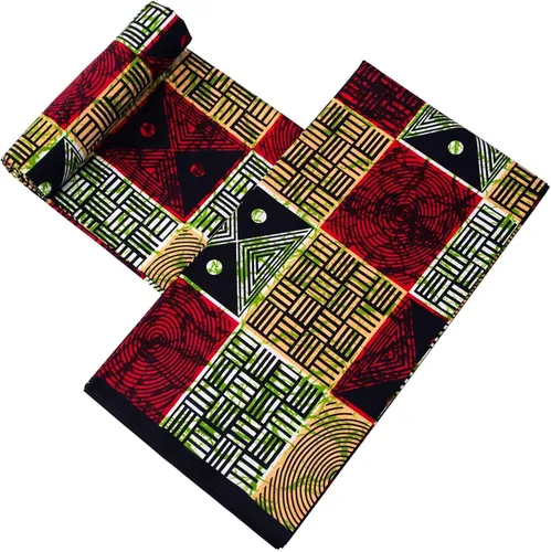 Miniatura 6 de HollandaisWax Tela africana 6 yarda impresa tela africana Ankara tela de cera para vestido de fiesta 6681NEWa