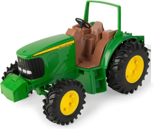 Miniatura 2 de TOMY John Deere - Tractor de juguete para niños con juego de vagón Flarebox, 8 pulgadas, juguetes de tractor John Deere para niños, juguetes