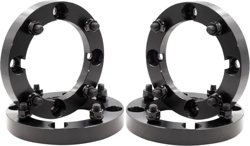Miniatura 10 de Wheel Accessories Parts 2 piezas de espaciadores de rueda para ATV UTV de 4 en 156 mm 4x156 mm, 1 pulgada de espesor, 130 mm de buje, perno de rosca