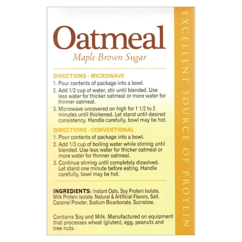 Miniatura 3 de Nutmeg State Nutrition HealthyWise - Avena alta en proteínas, 0.51 onzas de proteína, baja en calorías, alta en fibra, baja en azúcar, baja