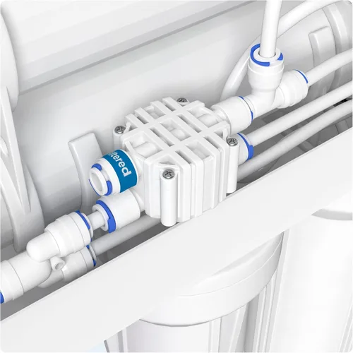 Miniatura 2 de Aquatic Life Sistema de Filtro de Agua por Ósmosis Inversa de 5 Etapas para Hidroponía, Unidad de Filtración RO, Alta Eficiencia, 200 GPD