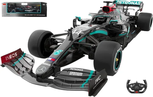 Voltz Toys Vehículo de Control Remoto Licenciado Auténtico 1:12 Mercedes-Benz F1 W11 - RC para Niños y Adultos - RC de 2.4GHz para Regalo (1:12
