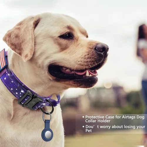 Miniatura 2 de DAGANXI Collar táctico para perro, collar ajustable de nailon para entrenamiento militar con asa de control y hebilla de metal pesado para perros