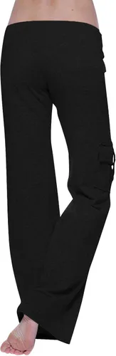 Miniatura 2 de Cargo Pants for Women Bootcut Yoga Pants Wide Leg Sweatpants Plus Size Workout Gym Trousers with Button Pockets