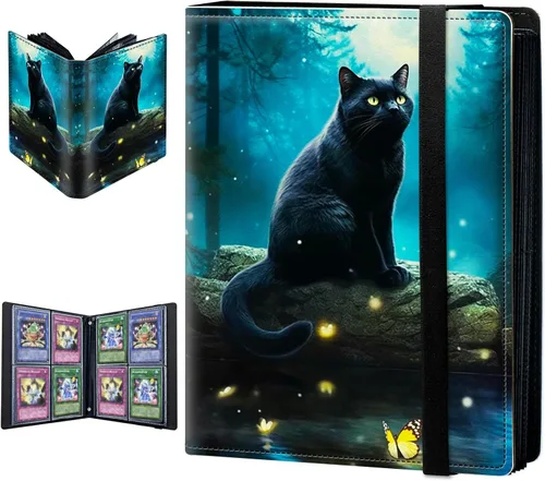 Miniatura 19 de Carpeta para tarjetas intercambiables, 4 bolsillos para tarjetas intercambiables, 160 bolsillos de doble cara, funda para tarjetas de tamaño Mujeres