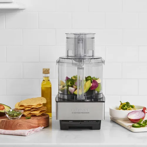 Miniatura 3 de Procesador de alimentos Cuisinart, picador de verduras de 14 tazas para picar, cortar en cubos, rallar, puré y amasar masa, motor de 720 vatios