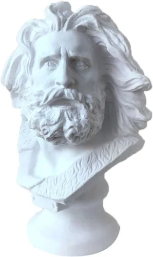 Miniatura 11 de Escultura de figura clásica decorativa de yeso, resina como modelo de pintura para artistas, busto, Venus, Apollo-David David escultura - 11.8 in