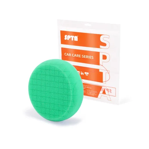 Miniatura 13 de SPTA - Almohadilla verde de corte grueso de 3.5 pulgadas para placa de respaldo de 3 pulgadas (80 mm), esponja de pulido ideal para pulir