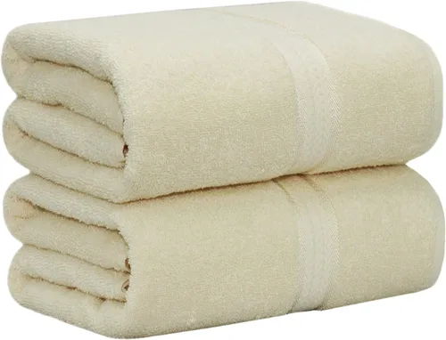 Miniatura 25 de Cotton Craft colección juego de 2 piezas ultra suaves, tamaño grande, 100% algodón, toalla de baño Verde azulado