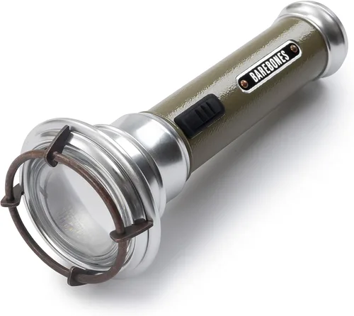 Miniatura 9 de Barebones Linterna vintage - Gris pizarra, linterna LED recargable por USB, 15 horas de tiempo de funcionamiento, 170 lúmenes, compacta y duradera