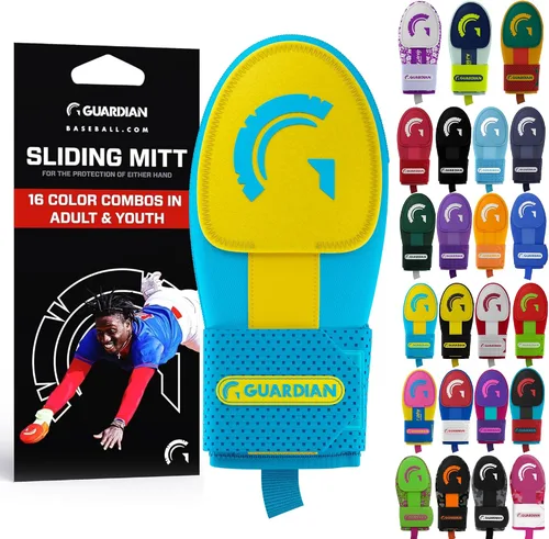 Miniatura 26 de Guante deslizante Guardian Baseball - Tallas para jóvenes y adultos - Guante deslizante para béisbol - Correa de compresión elástica