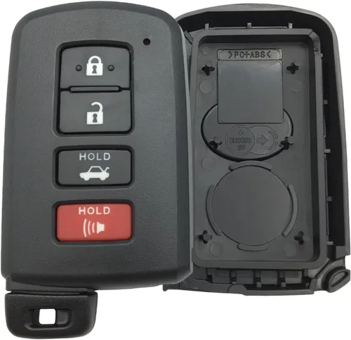 Funda de repuesto para llavero inteligente sin llave para Toyota Avalon Camry Corolla Highlander Rav4 (4 botones)