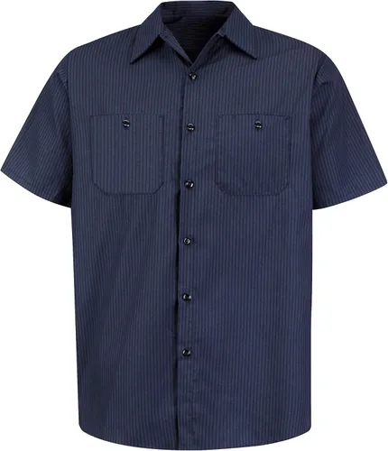 Miniatura 6 de Red Kap - Camisa de trabajo industrial para hombre, ajuste regular, manga corta