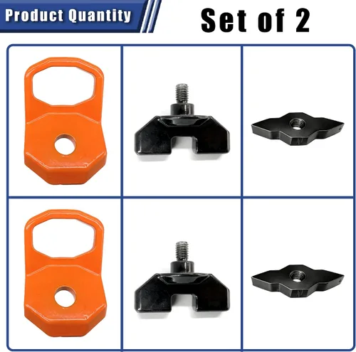 Miniatura 3 de Juego de 2 Anillos en D Max Lock and Ride Compatibles con Polaris Ranger XD 1500 y Xpedition Lock & Ride MAX Reemplaza 2890894 y 2889620
