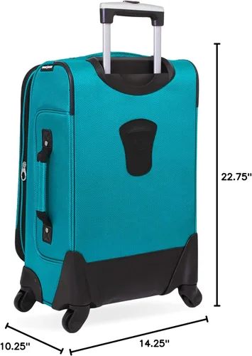 Miniatura 40 de SwissGear - Equipaje suave expandible Sion con ruedas, Negro