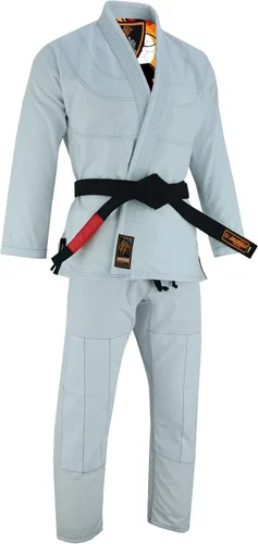 Miniatura 4 de Jaguar Pro Gear En anillo interior de dragón sublimado Pro brasileño Jiu Jitsu BJJ Kimono Gi uniforme unisex Cinturón blanco incluido