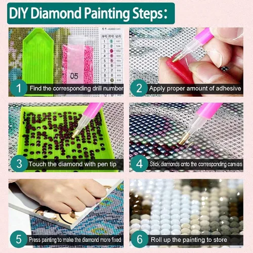 Miniatura 4 de Zimal Pintura de diamantes de imitación Bulldog 5D con bordado de diamantes, imagen 3D de diamantes de imitación, punto de cruz, 11.8 x 15.8 pulgadas