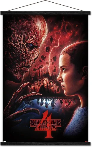Miniatura 8 de Netflix Stranger Things: Season 4 - Póster de pared con marco magnético