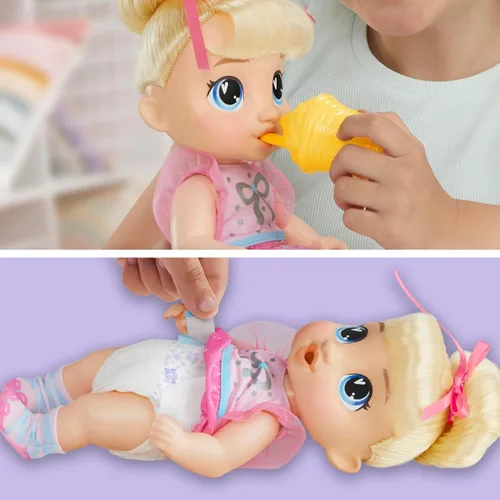 Miniatura 4 de Muñeca Baby Alive Fairy Fashions Harper Hugs con ropa y accesorios, pelo rubio, 11 pulgadas, juguetes para niños, a partir de 3 años