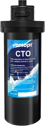 Miniatura 10 de Vortopt Q7 - Sistema de filtro de agua para debajo del fregadero, reduce el cloro, el plomo, el mal sabor y el olor, filtro de agua para debajo