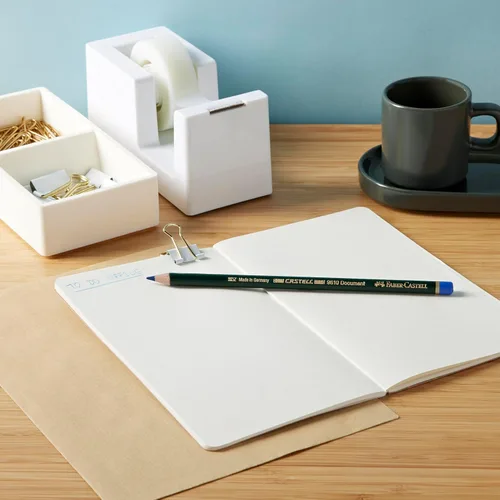 Miniatura 2 de Faber-Castell Lápices indelebles: paquete de 12, azul - Lápiz de copia para dental, médico, cheques, contratos y otras aplicaciones de lápiz