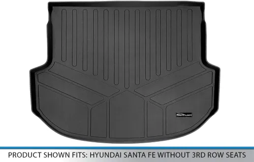 Miniatura 3 de MAXLINER - Tapete de suelo para todo tipo de clima para Hyundai Santa Fe 2013-2018 Negro