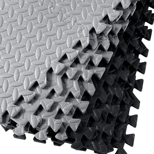 Miniatura 3 de Shihanee Azulejos de Piso de Espuma para Bebés, Tapetes de Piso de Espuma, Tapetes de Juego a Granel con Bordes Entrelazados para Sala