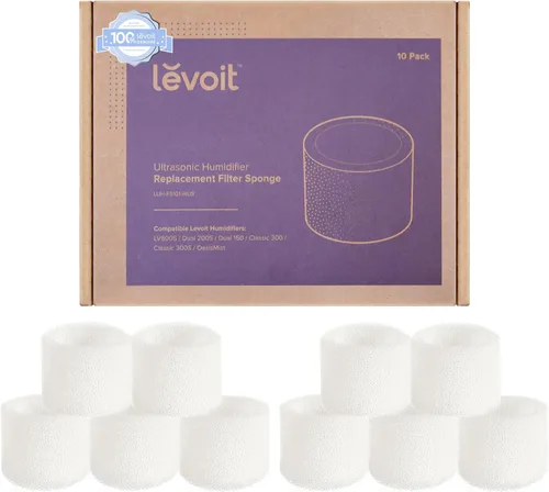 Miniatura 10 de Levoit Filtro de repuesto original para humidificador evaporativo inteligente Superior Studio 450S, minimiza el polvo blanco, filtro de mecha