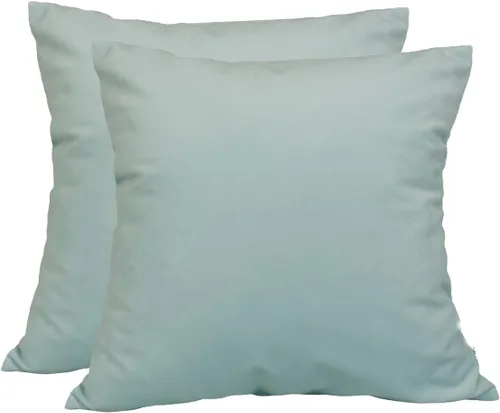 Miniatura 70 de TangDepot - Funda de almohada lisa de terciopelo, funda de cojín supersuave de lujo, muchas opciones de colores y tamaños
