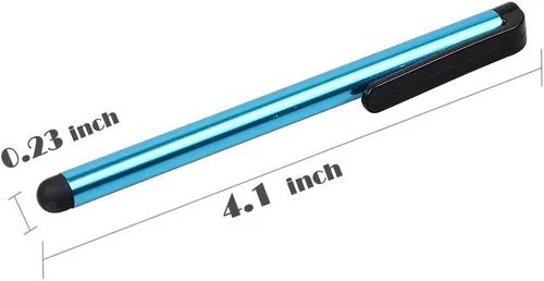 Miniatura 4 de IC ICLOVER Paquete de 10 lápices capacitivos, ligero de 4.1 pulgadas, pantalla táctil de metal, lápiz capacitivo para escribir/dibujar, apto