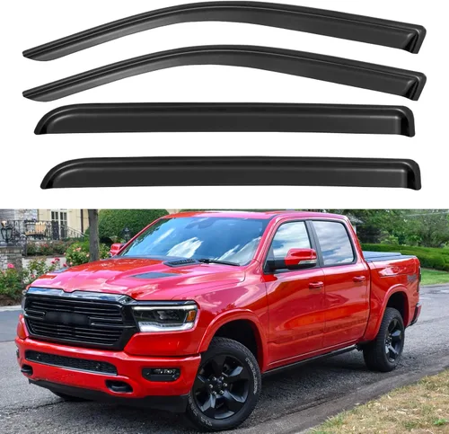 Miniatura 27 de Visores para ventanas y protectores contra la lluvia para Ford F150 de cabina estándar 1980-1996, Deflectores de viento y protectores para ventanas