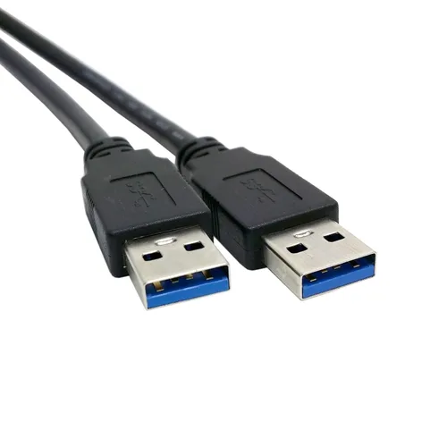 Miniatura 3 de chenyang USB 3.0 Cabezal de panel frontal 2 macho a 2 USB 3.0 hembra Panel Cable de extensión 0.5M con orificios de montaje en panel