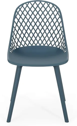 Miniatura 4 de Delora Silla de comedor moderna para exteriores (juego de 2), color verde